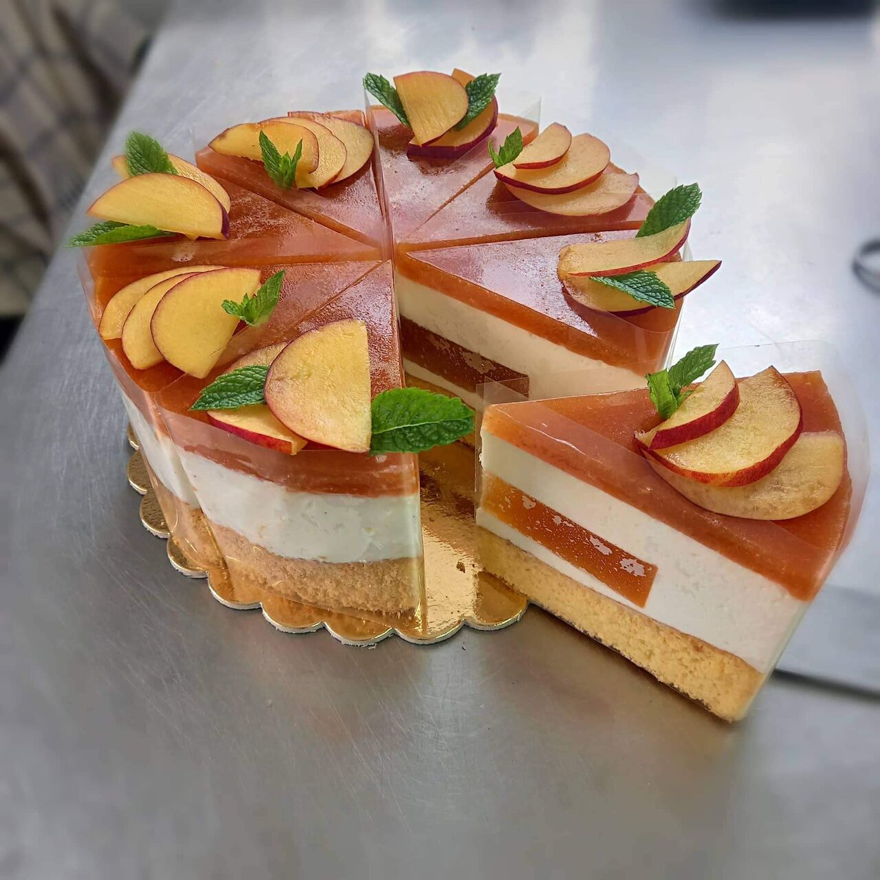 Barackos joghurt torta, Glutén-, Tej-, Cukormentesen