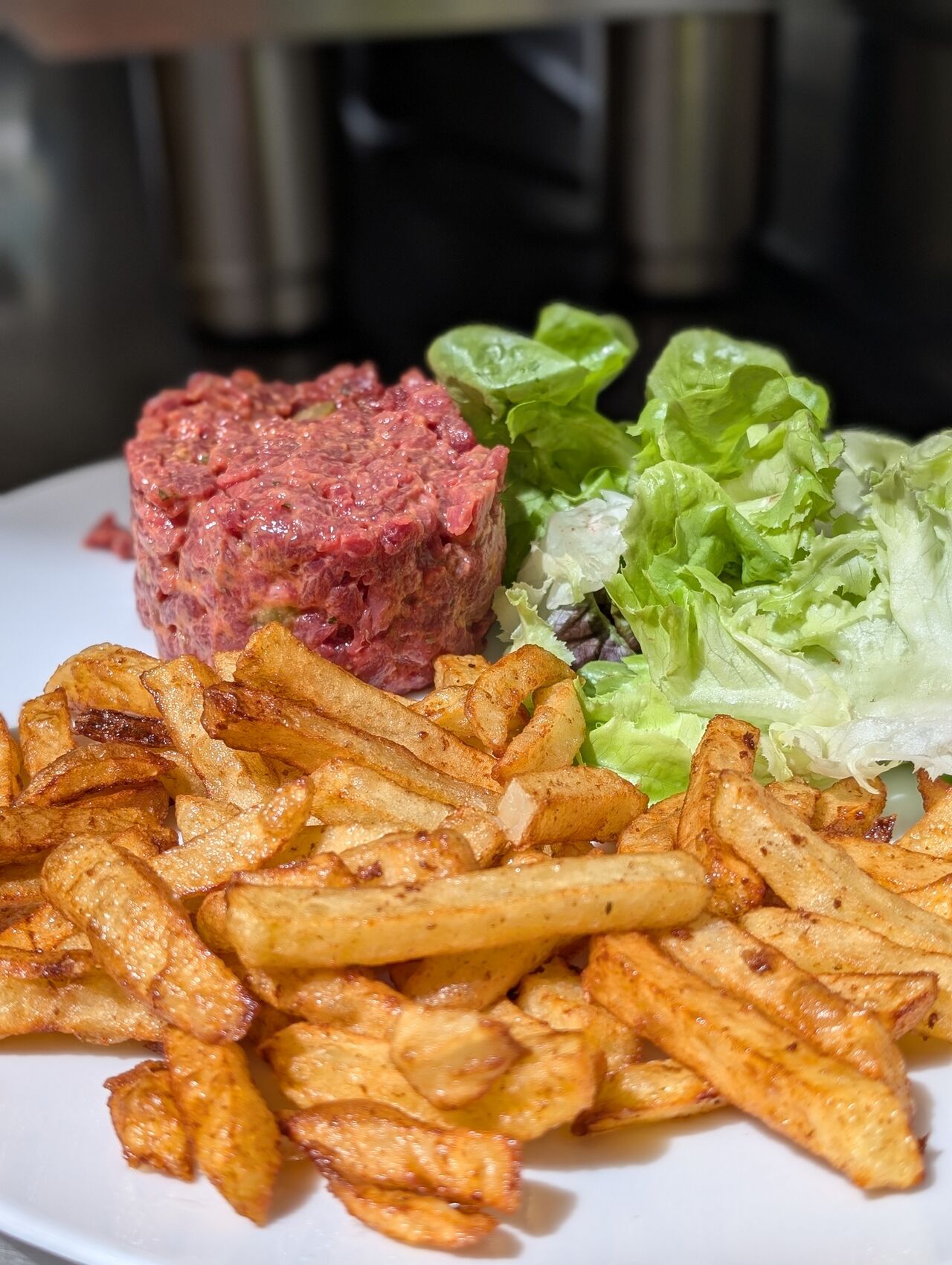 Tartare de Bœuf, Frites maison 