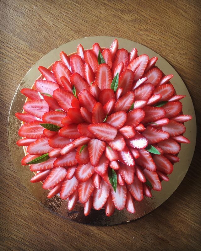 Tarte fraises - verveine