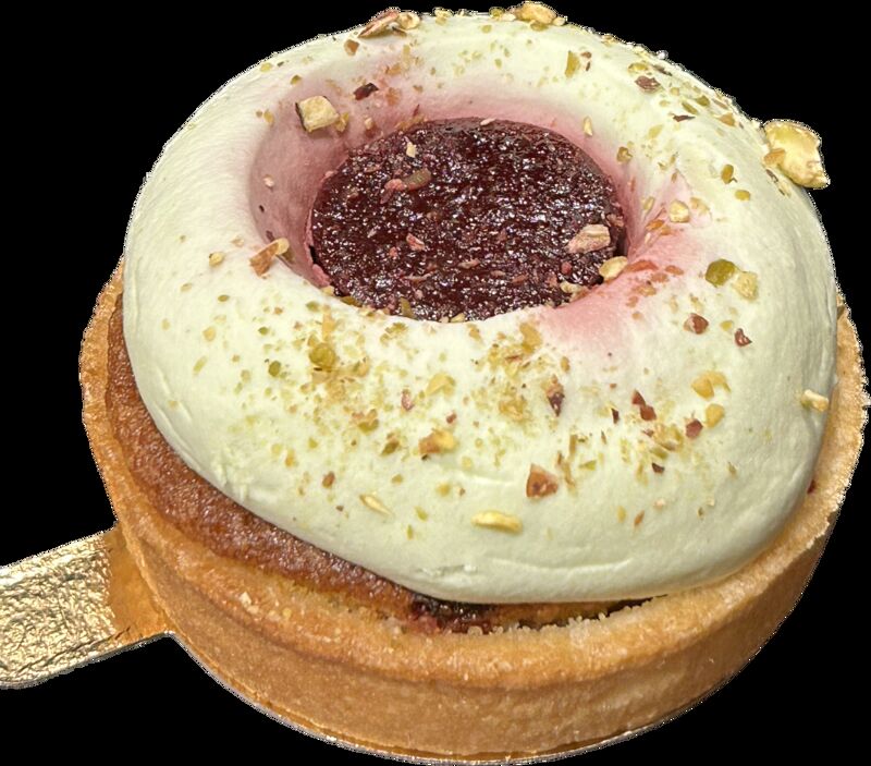 Tartelette cerise pistache 