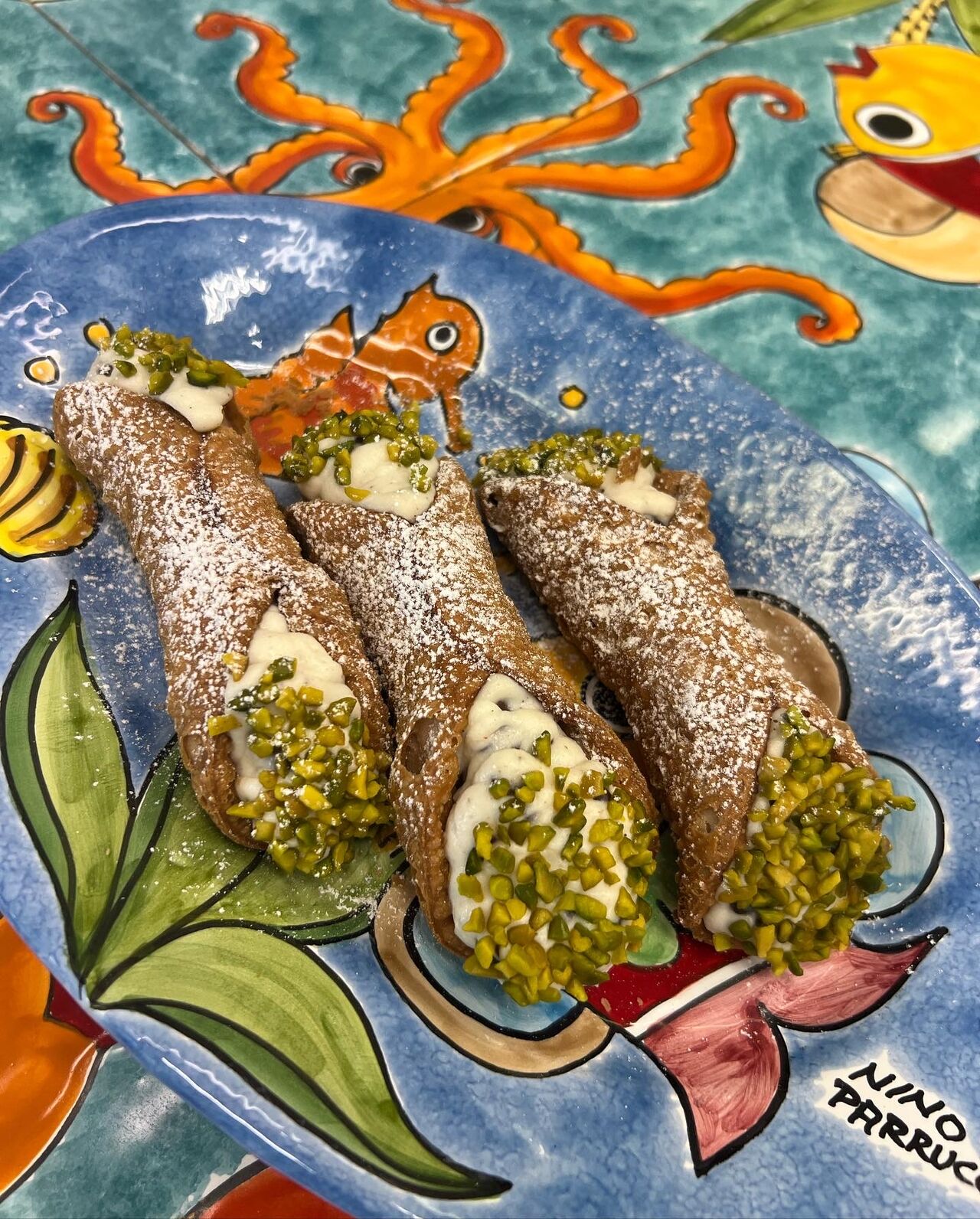 Les cannoli siciliens à la Ricotta fraiche de brebis sicilienne 