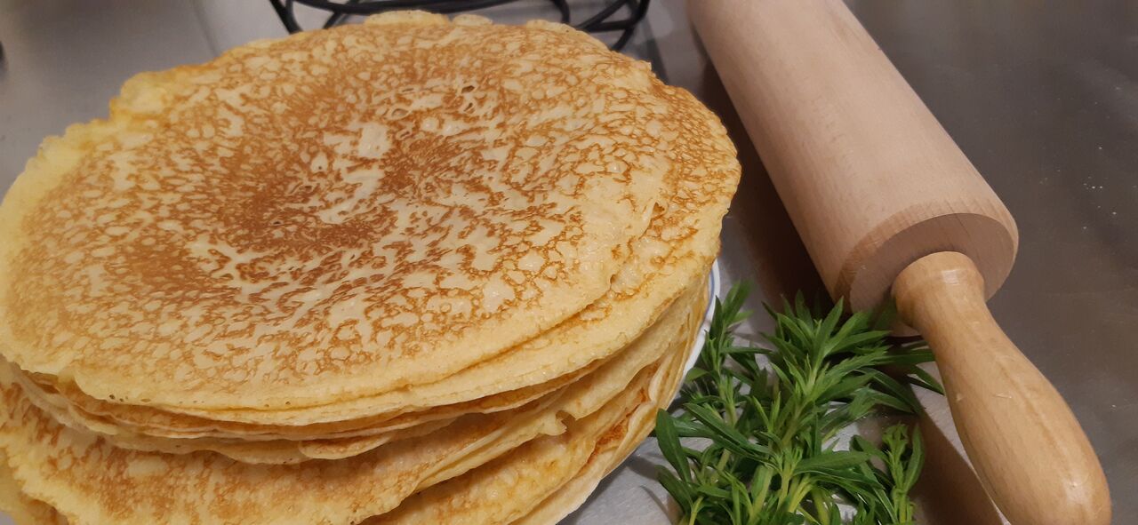 Hausgemachte Pfannenkuchen