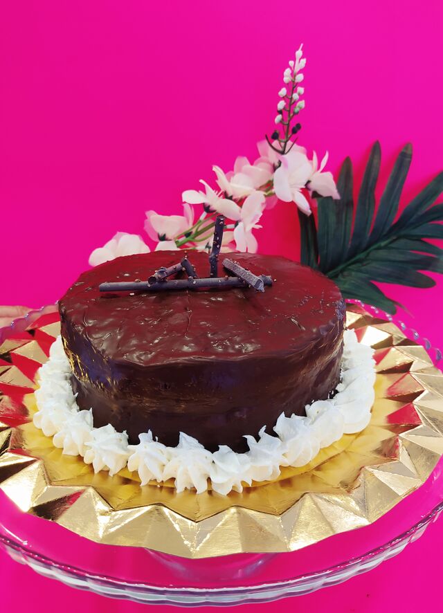 Tarta de Chocolate y mango, espectacular combinación de sabores! 