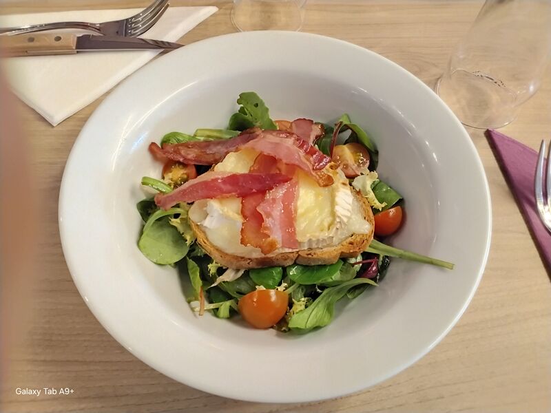 Salade de chèvre chaud et Lard Grillé