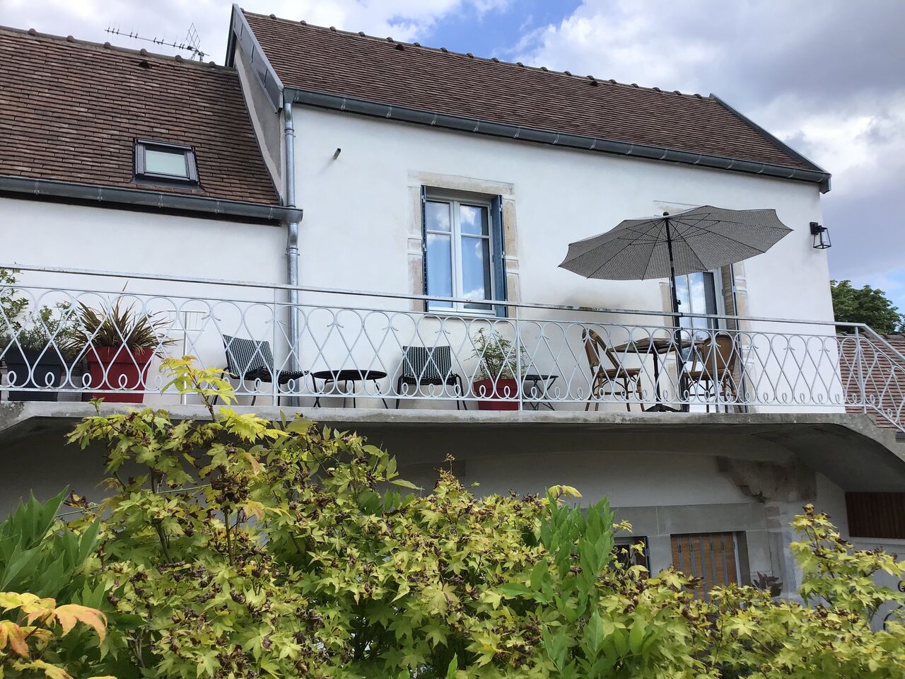 Terrasse de la chambre 1er étage 