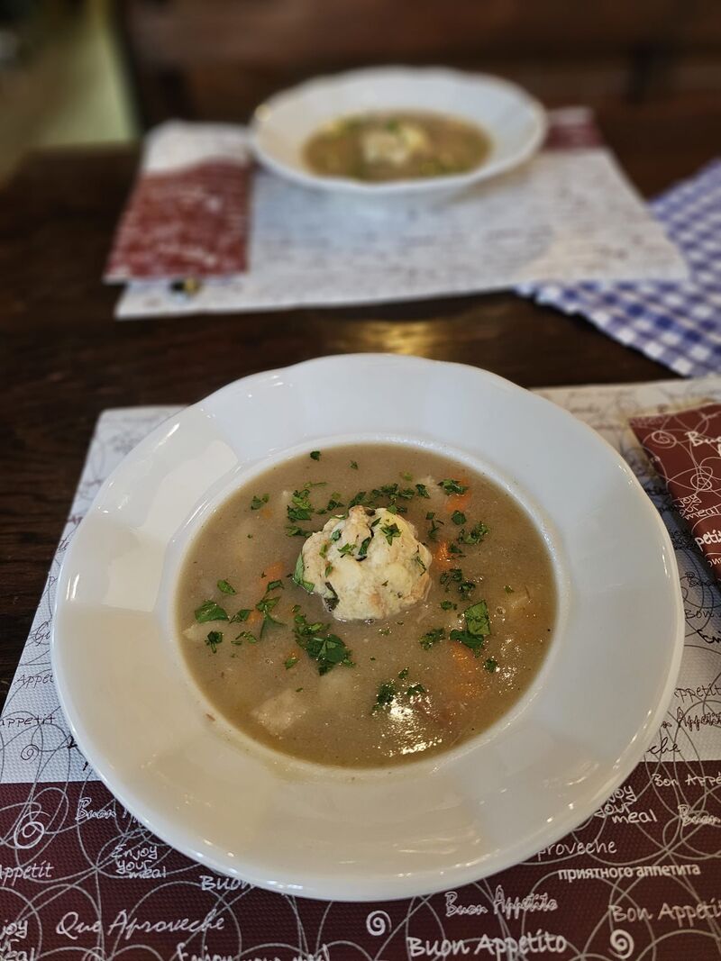 Husí kaldoun se žemlovým knedlíčkem 