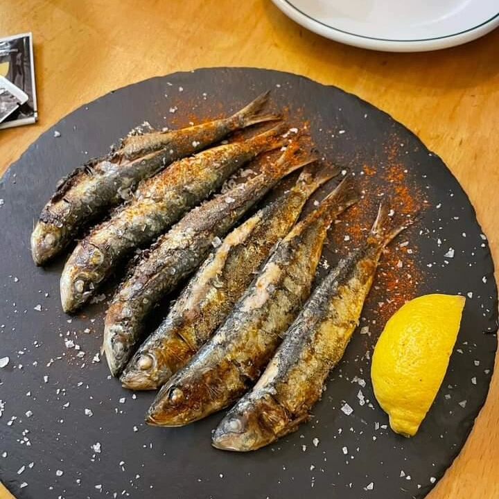 Sardinas a la plancha