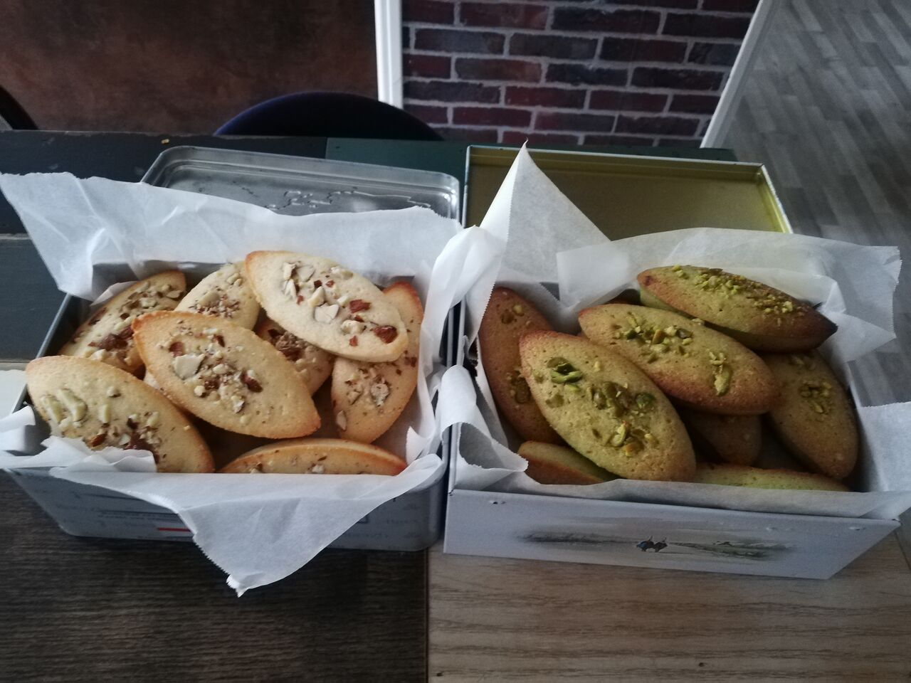 Financier amande ou pistache