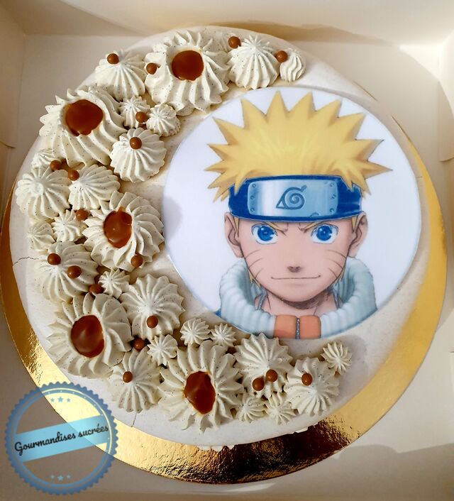 Macaron géant thème Naruto 