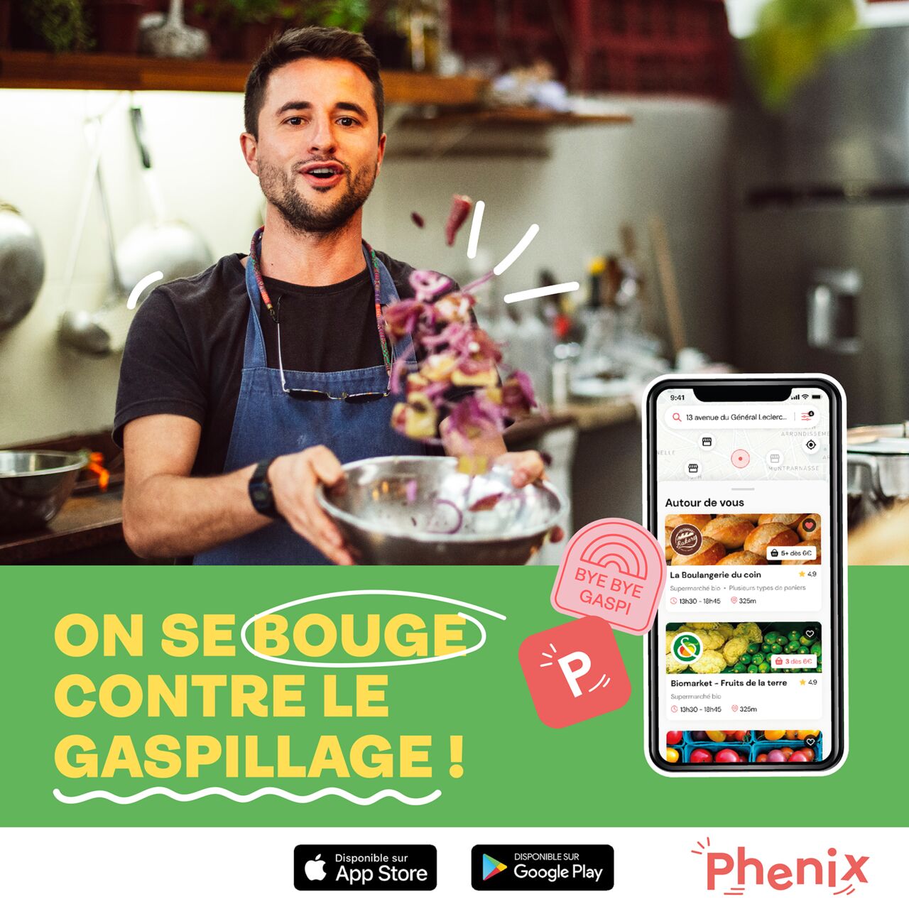 Paniers anti-gaspi sur Phenix