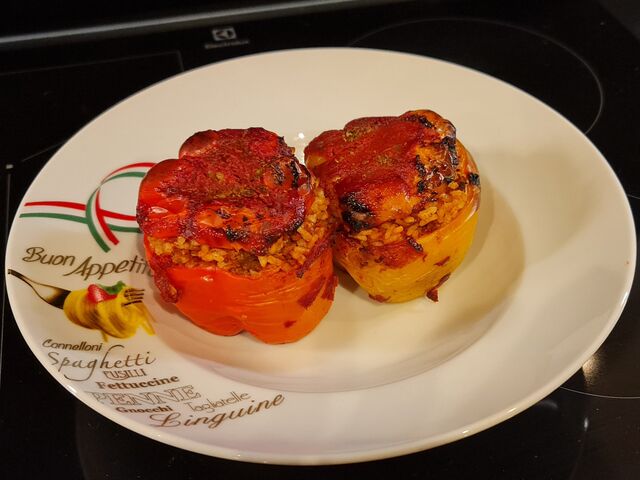 Poivrons farcis à l'italienne