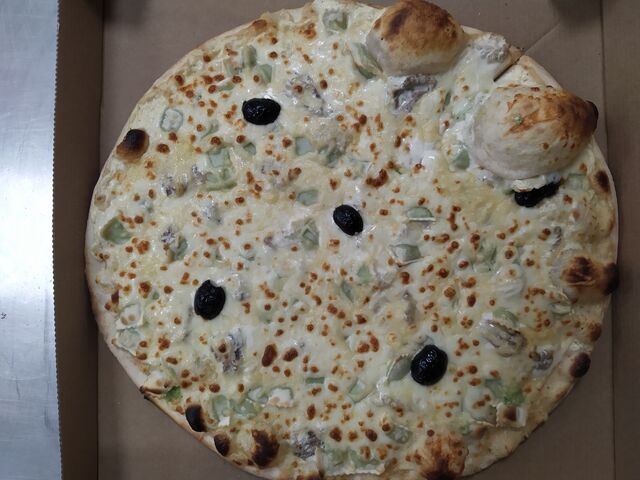 Pizza raviole morille