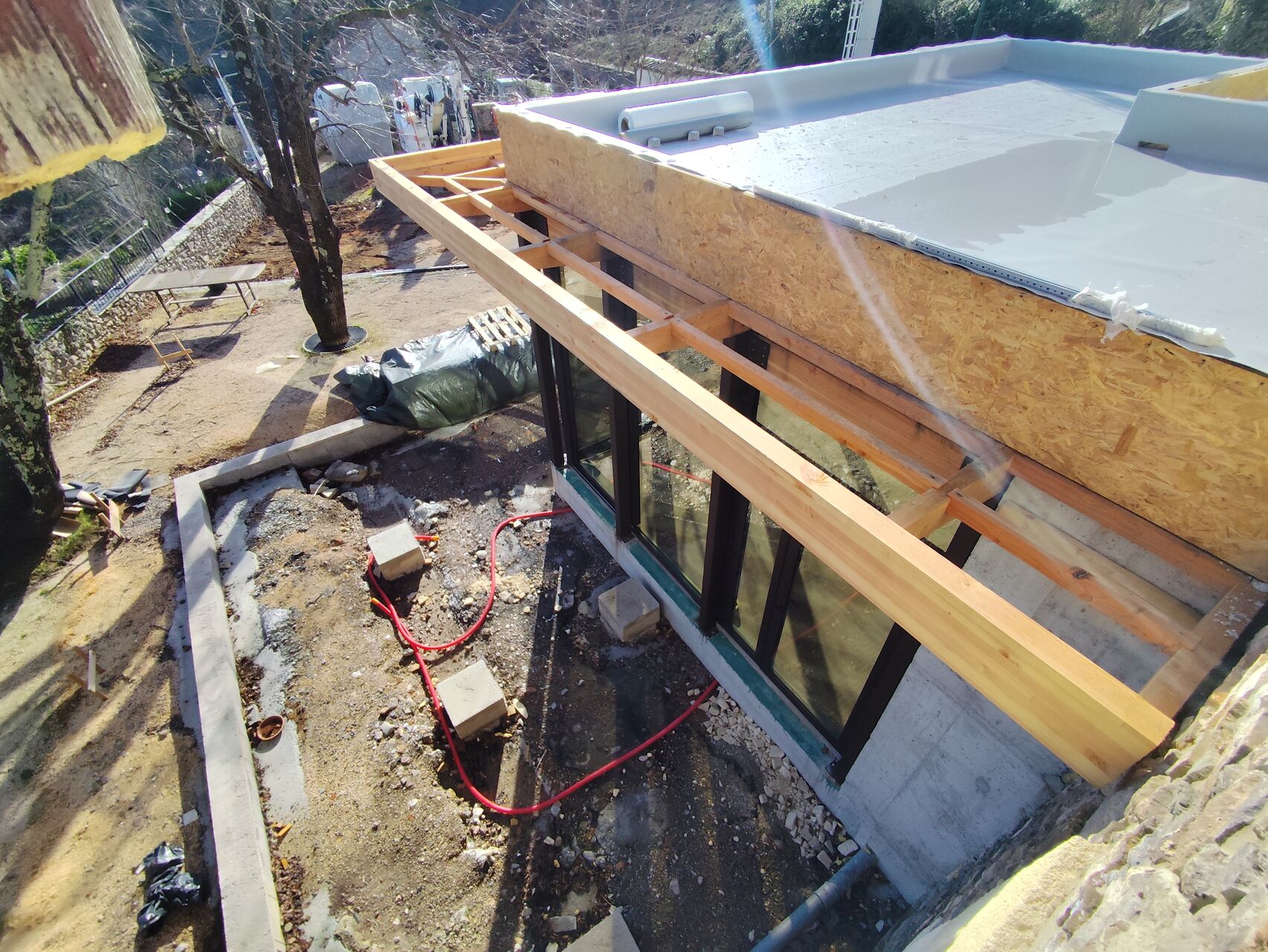 TRAVAUX AGRANDISSEMENT ET AMELIORATIONS DU CAFE/RESTAURANT DU VILLAGE