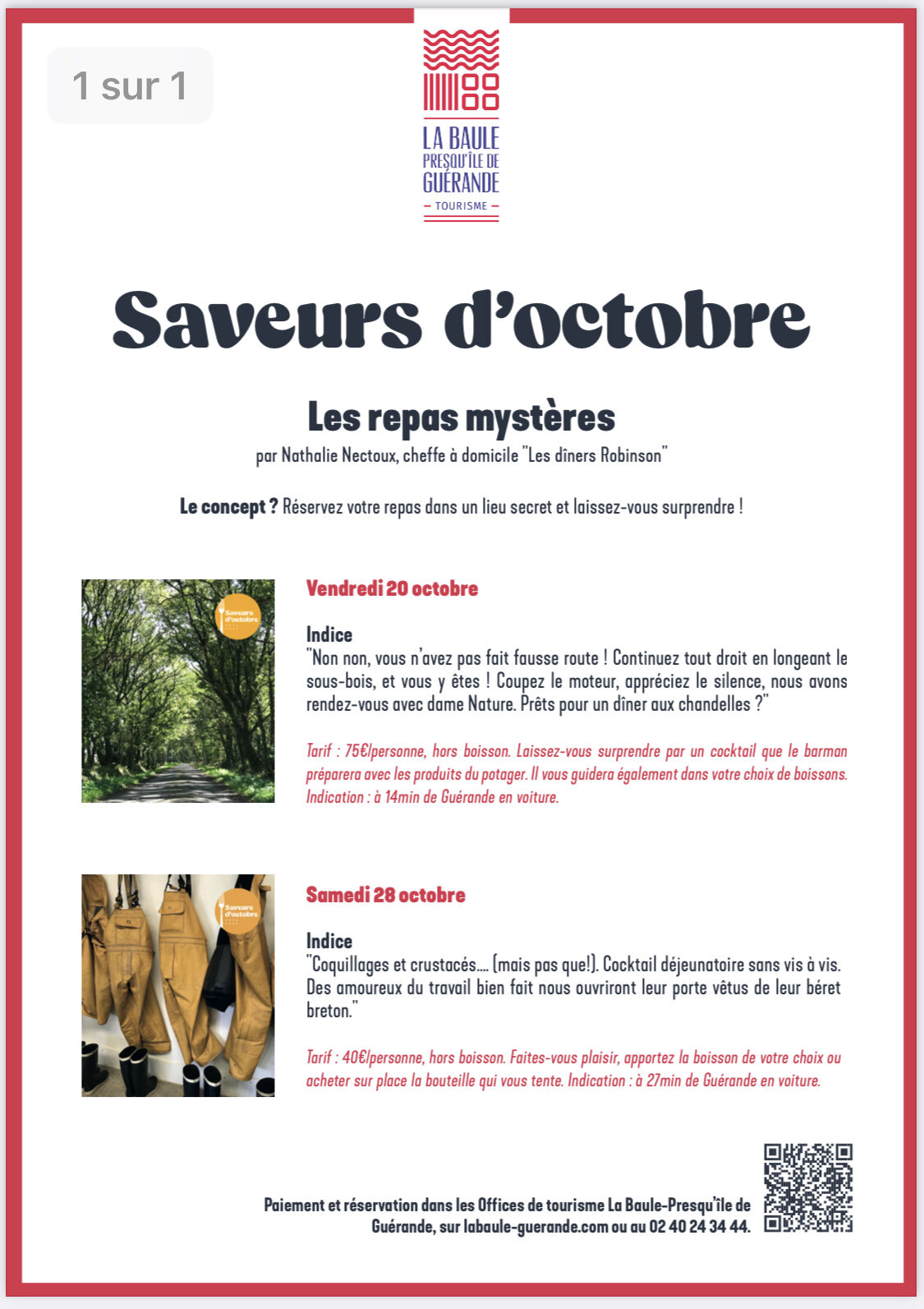 Saveurs d'octobre