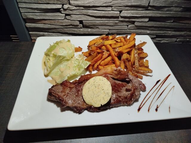 Pièce de Boeuf et frites maison