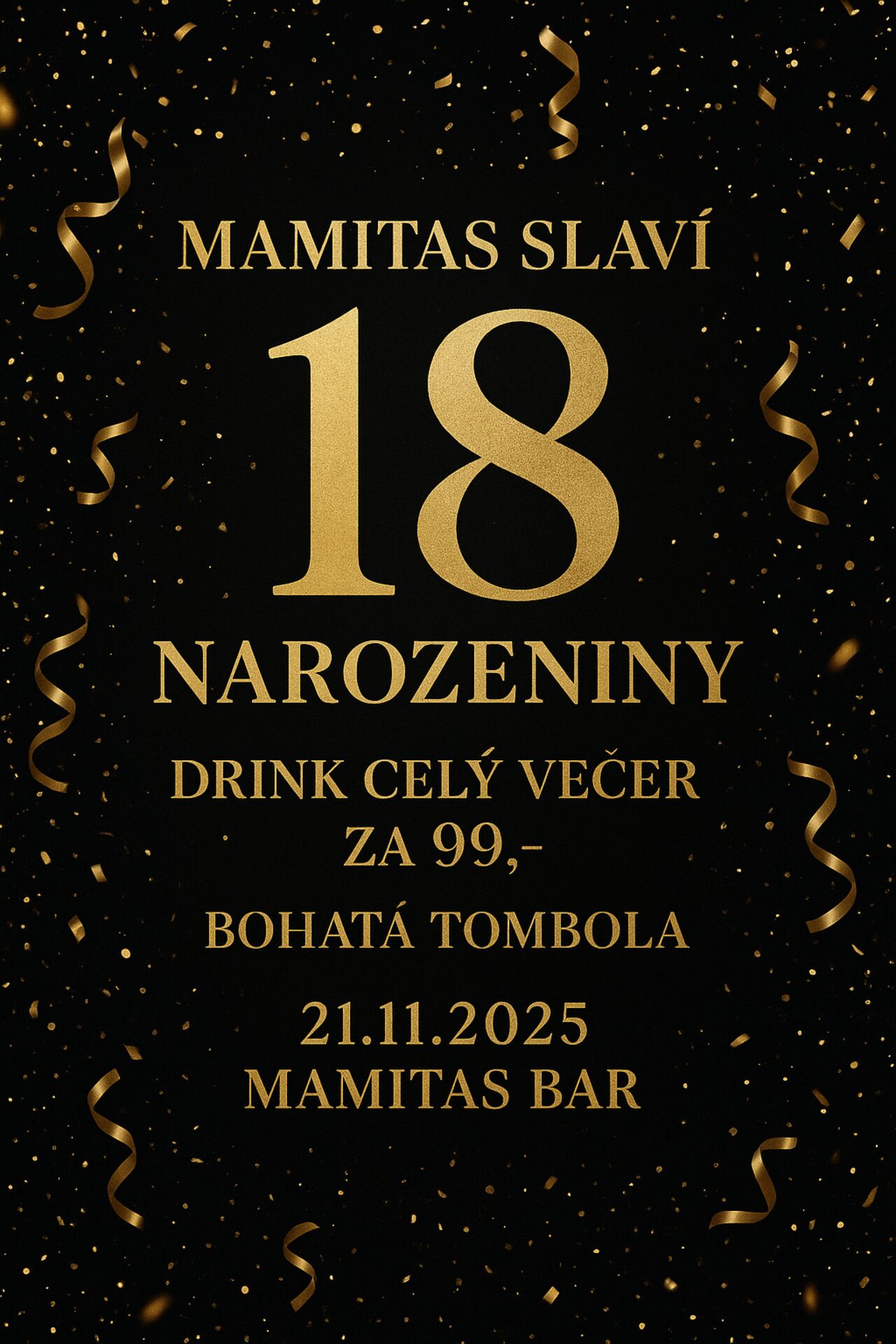Slavíme 18. narozeniny
