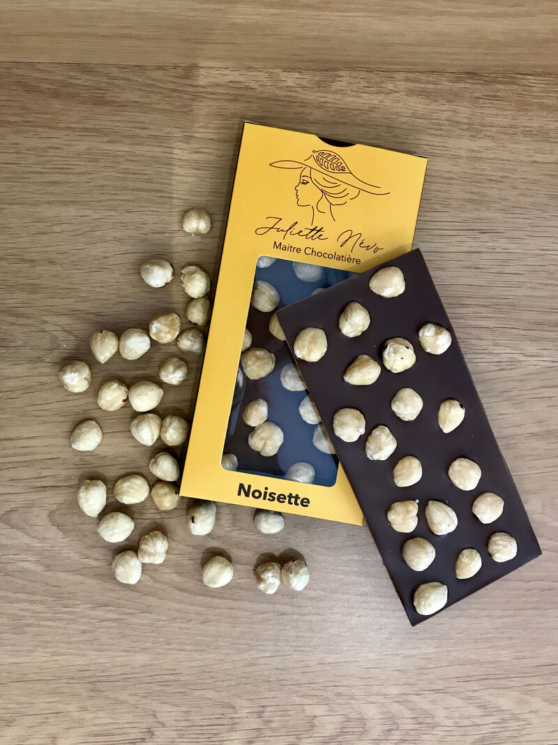 Tablette noisettes version lait