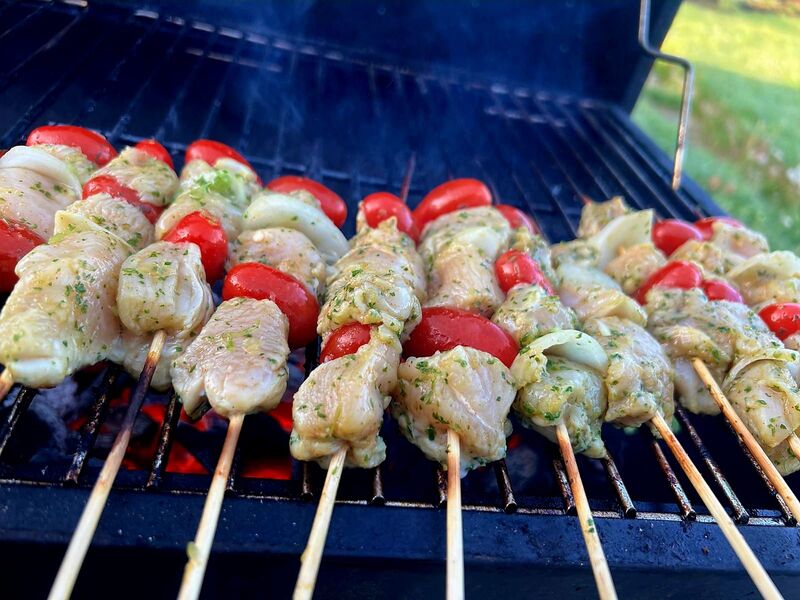 Brochettes de poulet