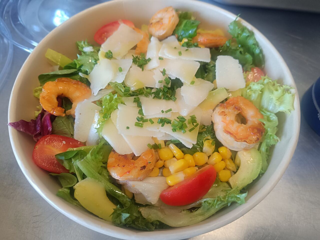 salade aux crevettes 