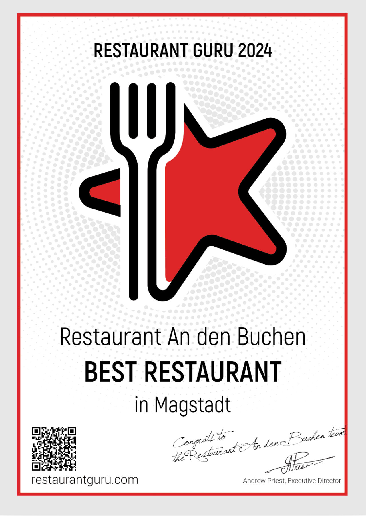 Wir wurden ausgezeichnet