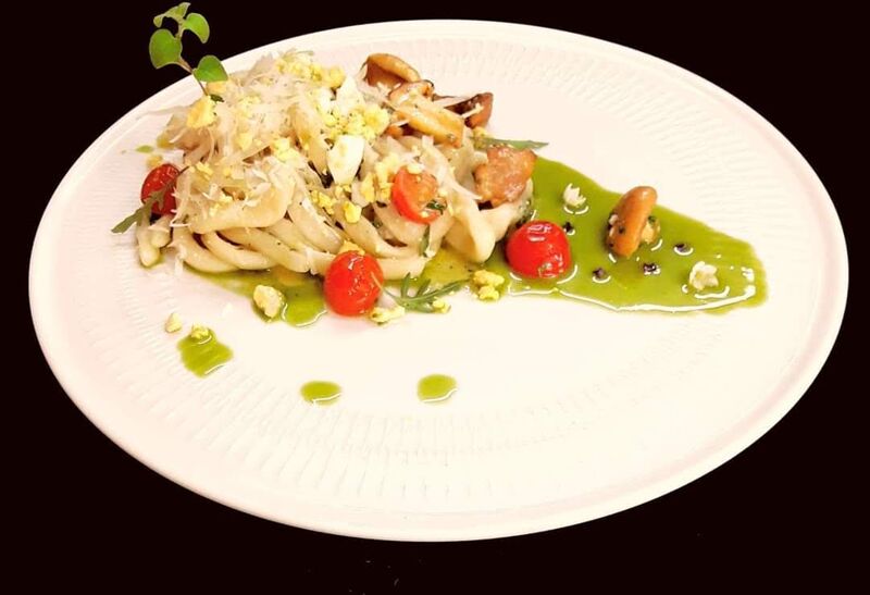 Picci a la Toscana - mit Basilikumsauce