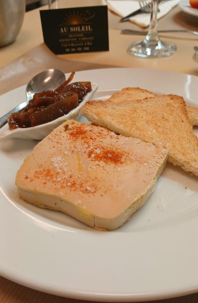 Foie gras & son confit d'oignons 