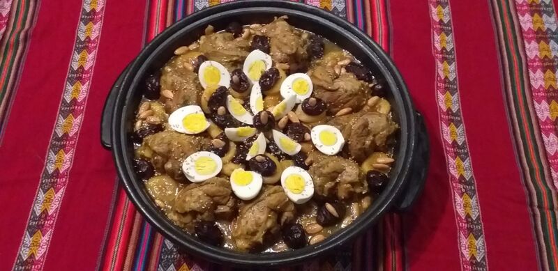 Tajine d'agneau aux pruneaux