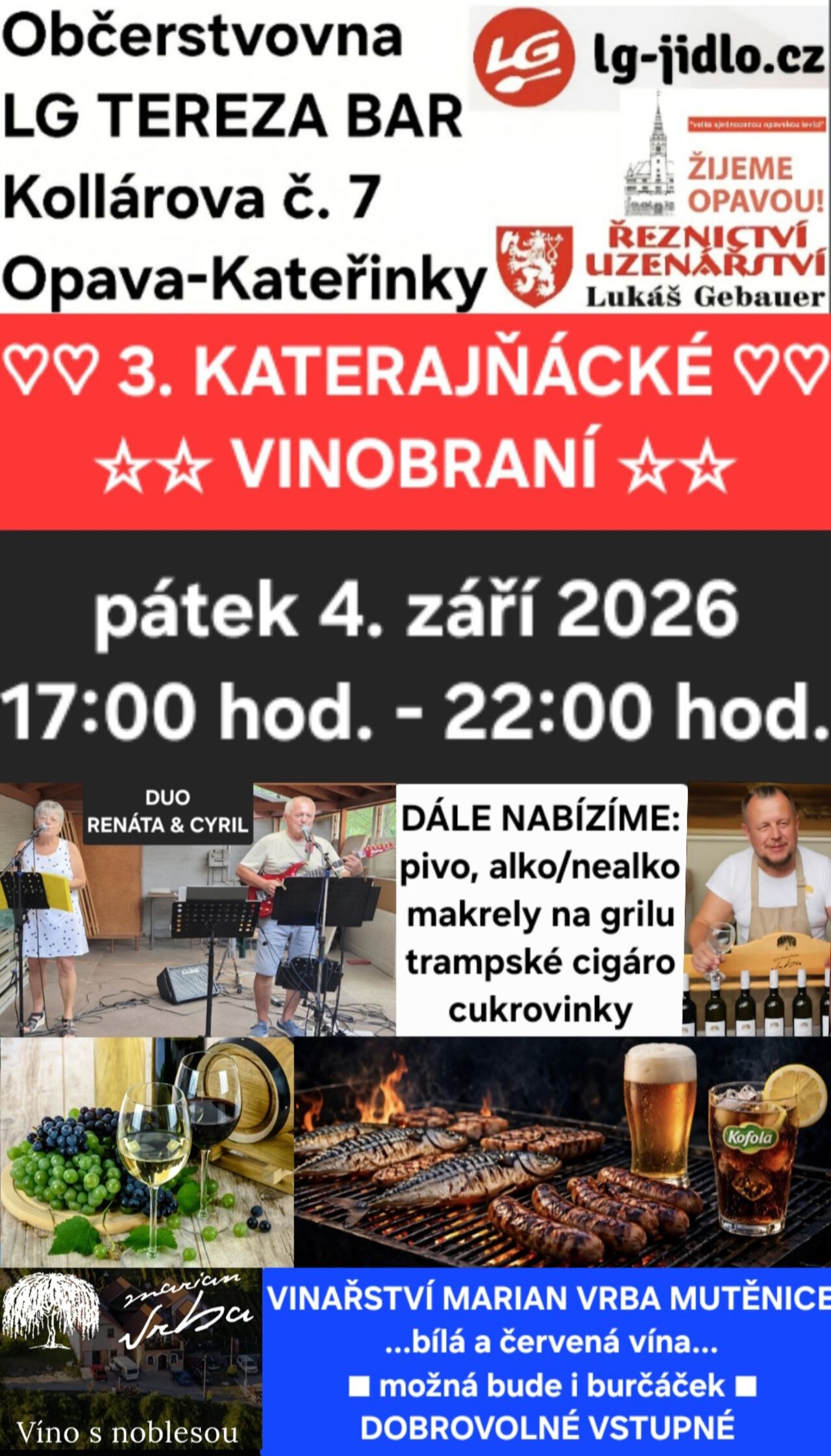 3. KATERAJŇÁCKÉ VINOBRANÍ