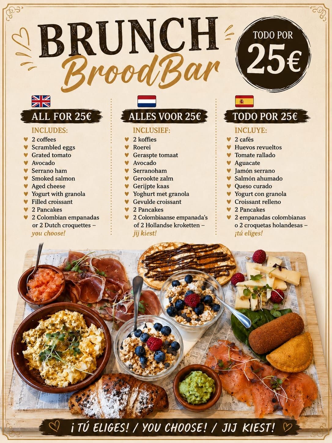 Brunch BroodBar 25€