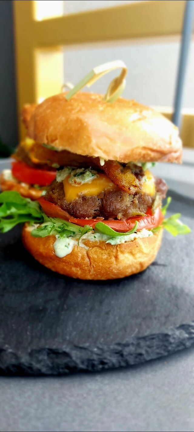 L'Afro brioché burger