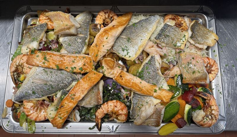 Hauptspeise Fischplatte