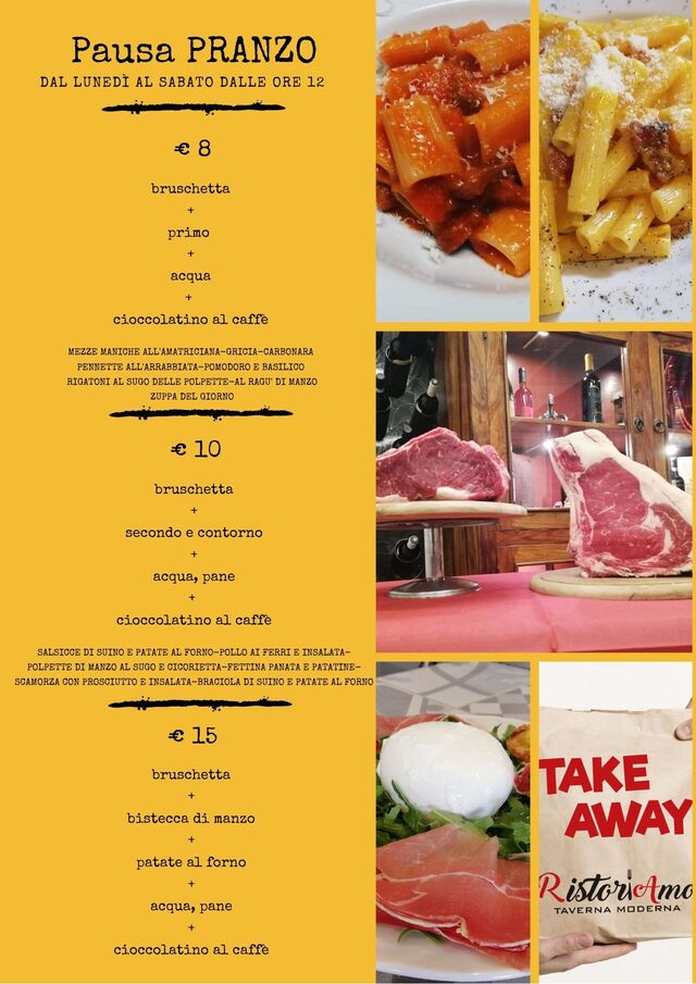 Pausa pranzo da asporto 