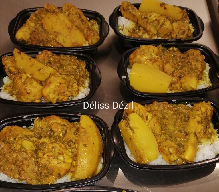 colombo de poulet maison