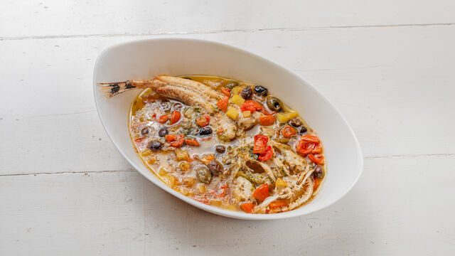 Rana Pescatrice in Potacchio 