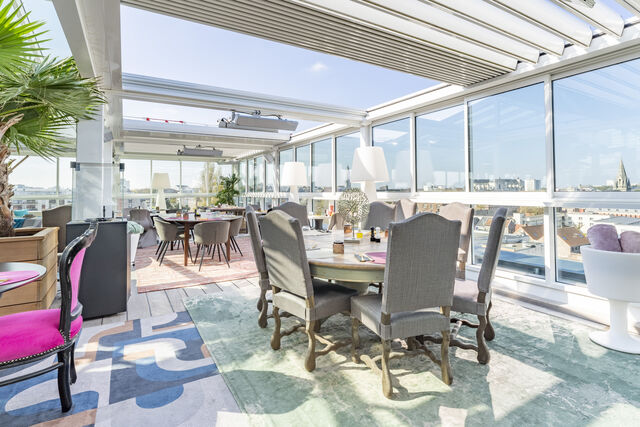 Rooftop ouvert toute l'année, qu'importe le temps