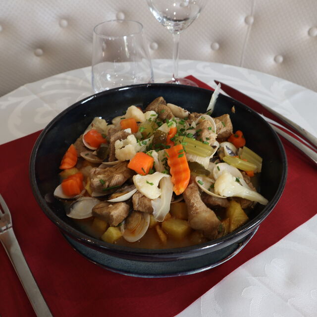 Carne de porco Alentejana