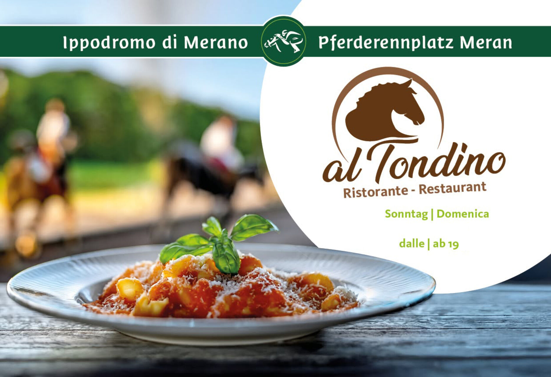 Domenica sera all'IPPODROMO