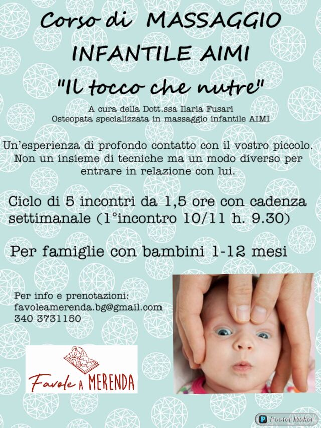 Corso di massaggio infantile