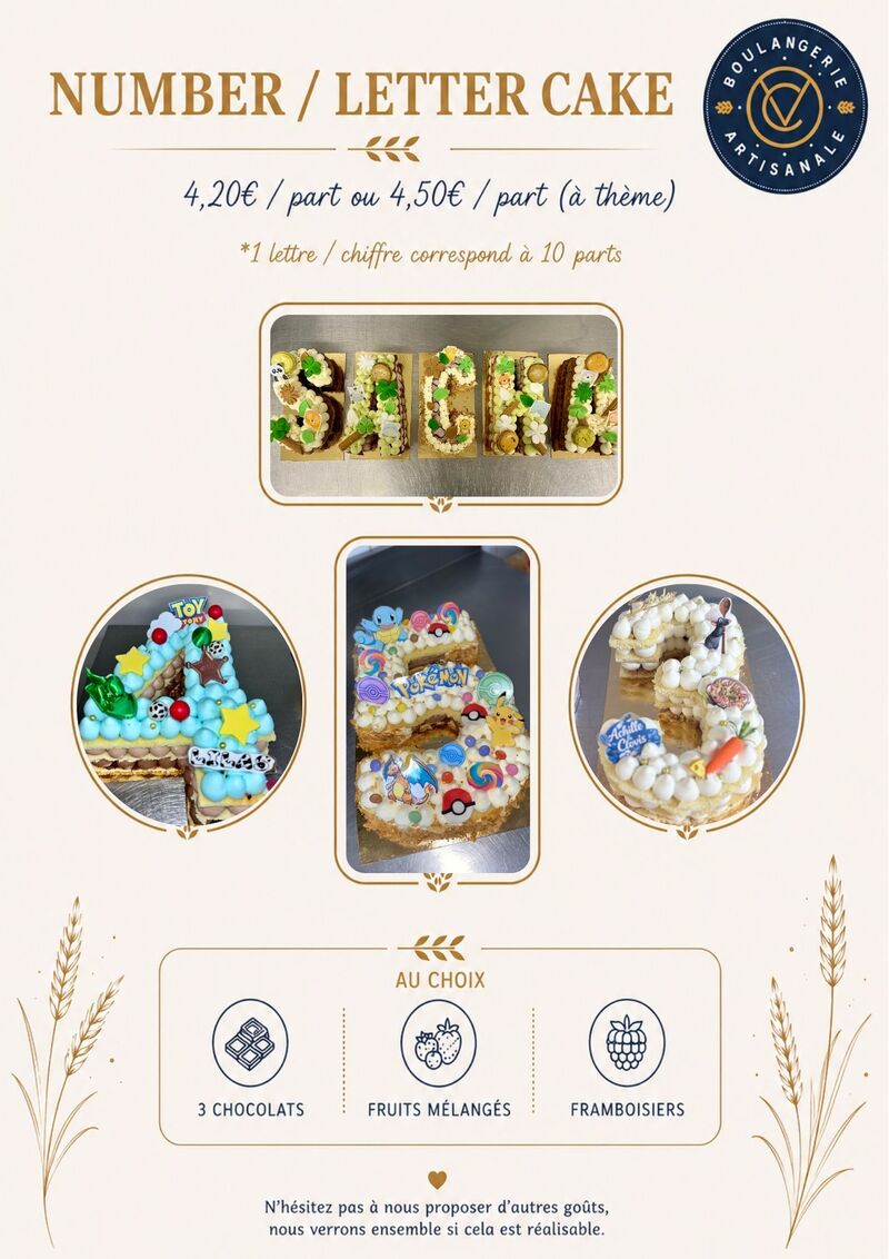Nos Numbers Cake 