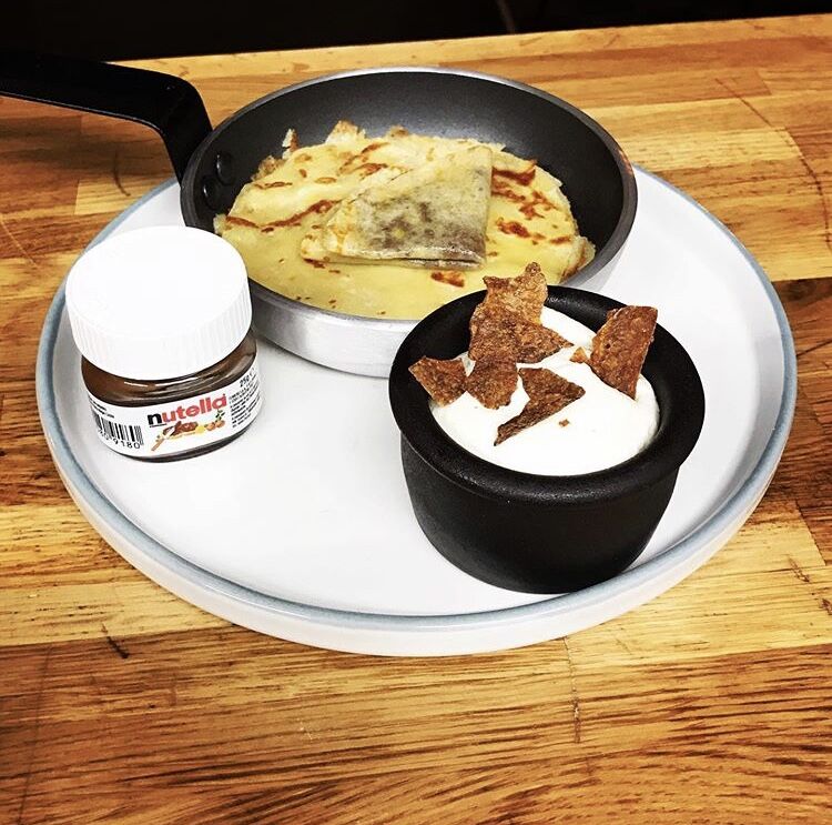 Comme un retour en enfance avec les Crêpes au Nutella