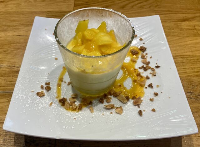 Panna cotta à la mangue 