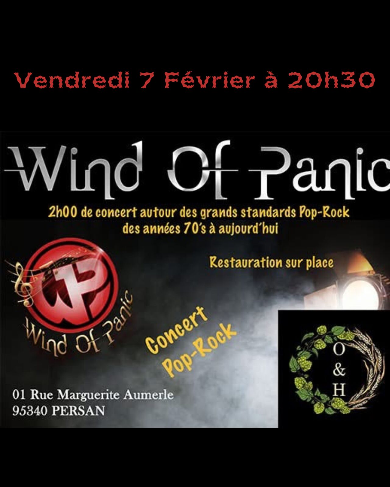 Concert des WOP le 7 février !