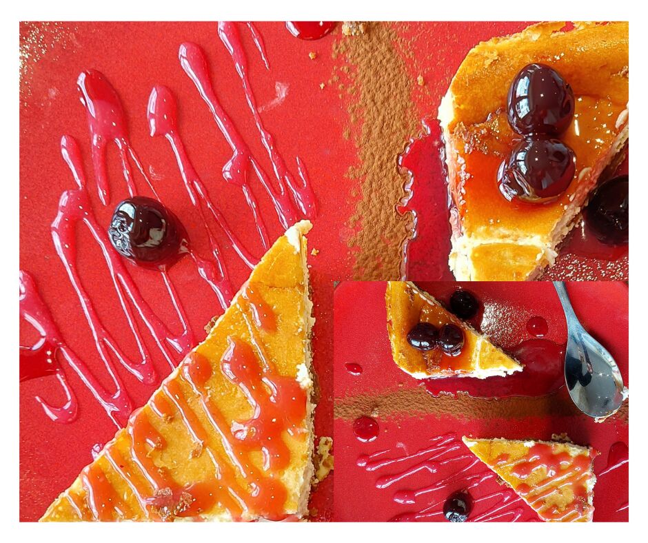 Restaurant Les Jardins du Trieux : Présentation de plat bistronomique (dessert)