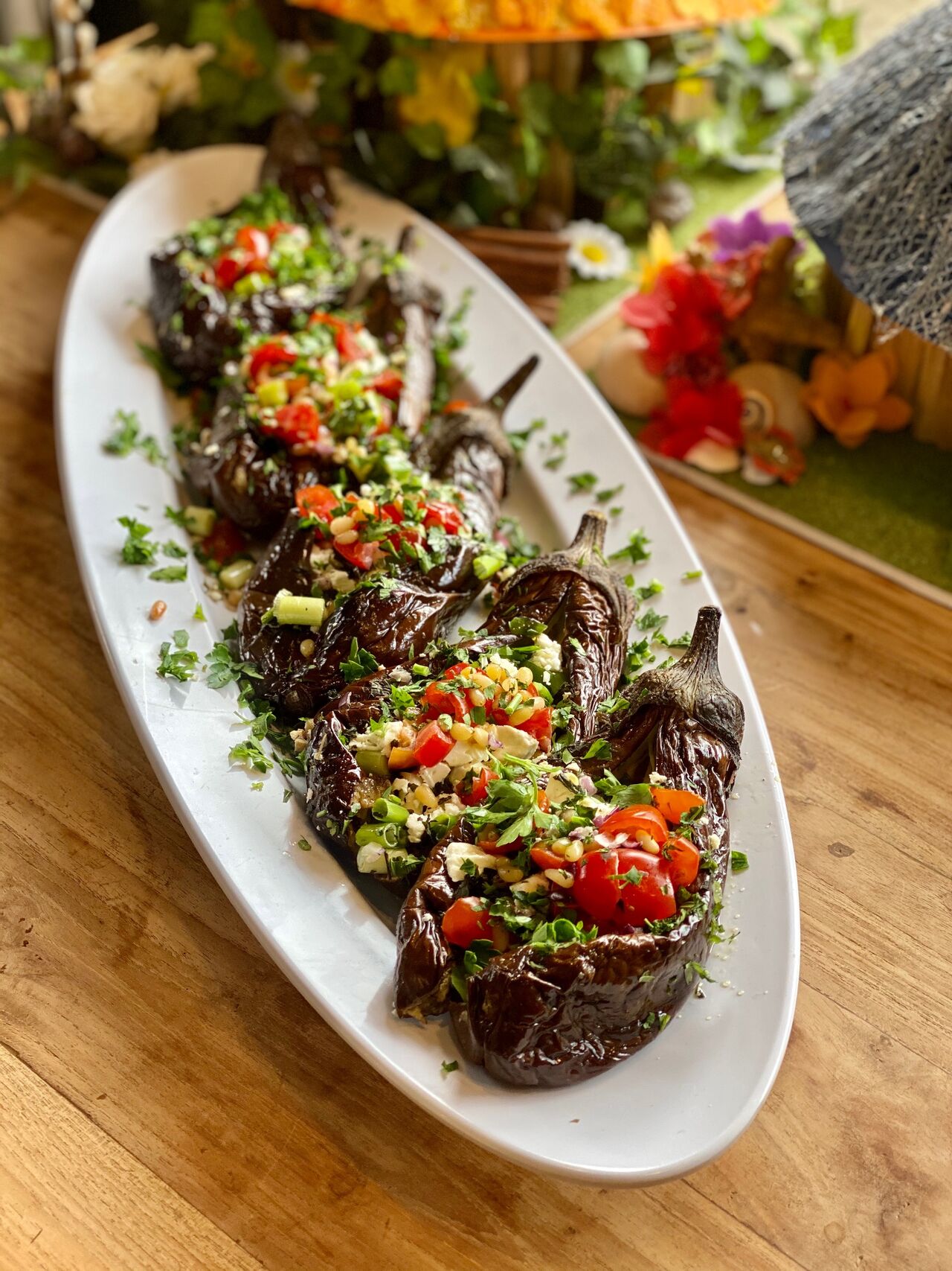 Aubergines à la paysanne
