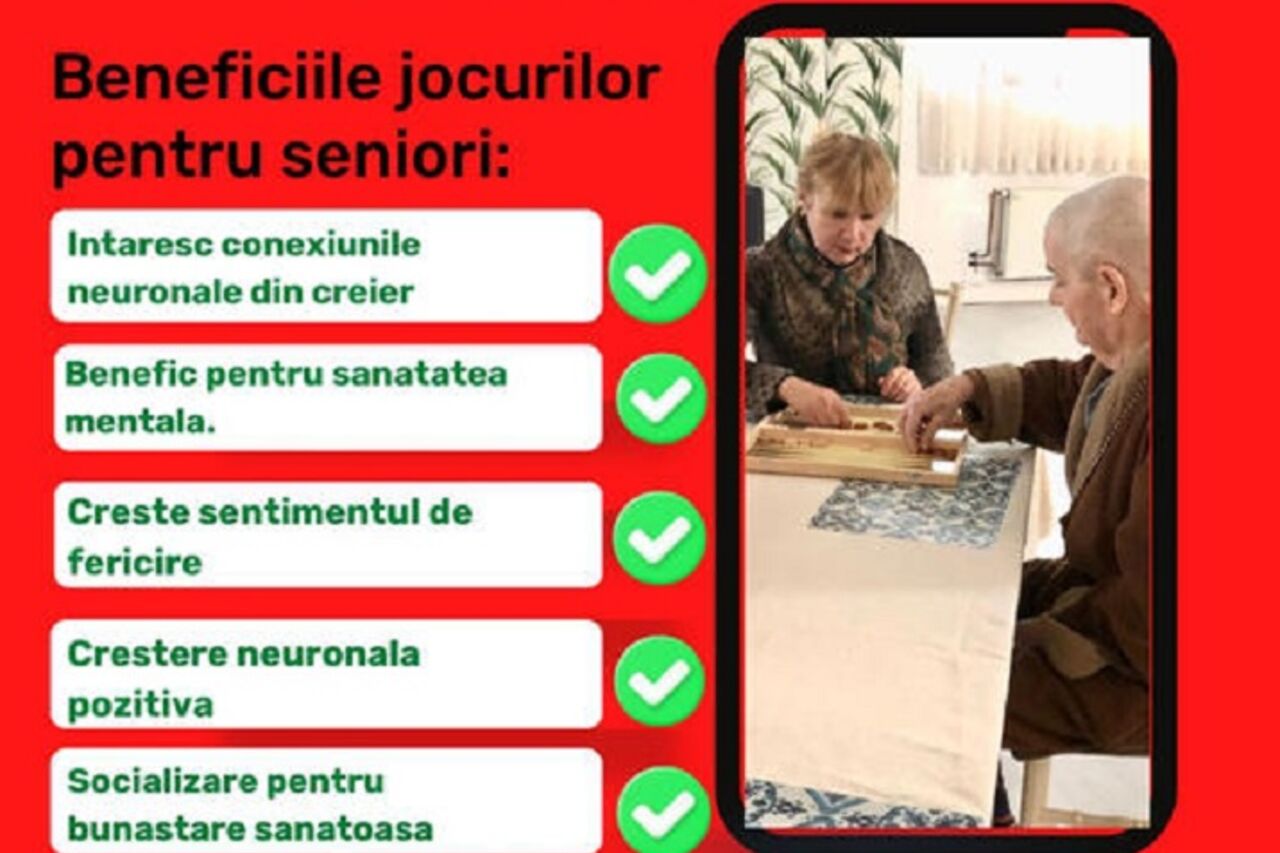 Beeficiile jocurilor pentru seniori