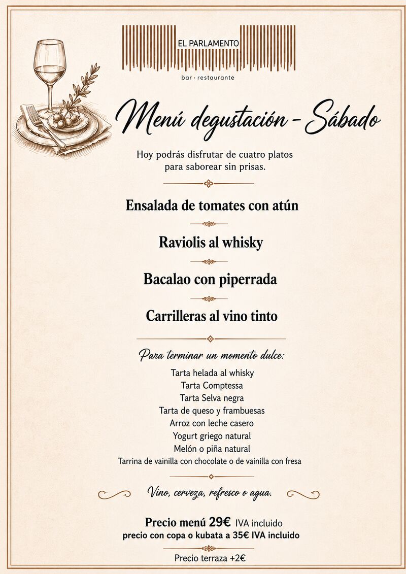 Menú Sábado 22.0526