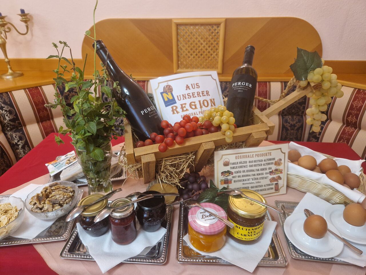 Regionale Frühstücksecke