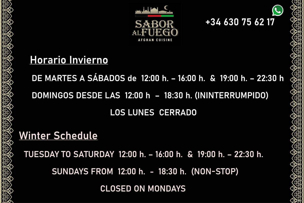 HORARIO DE INVIERNO