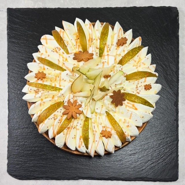 Tarte chantilly poire