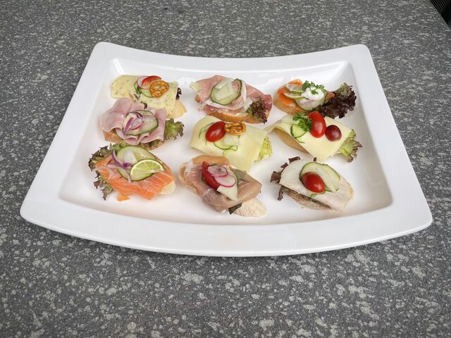 Hauseigene Canapés